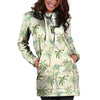 Tropical Palm Tree Hawaiian Print Hoodie Dress-grizzshop