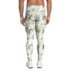 Tropical Palm Tree Hawaiian Print Men's Leggings-grizzshop