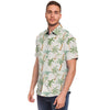 Tropical Palm Tree Hawaiian Print Men's Short Sleeve Shirt-grizzshop