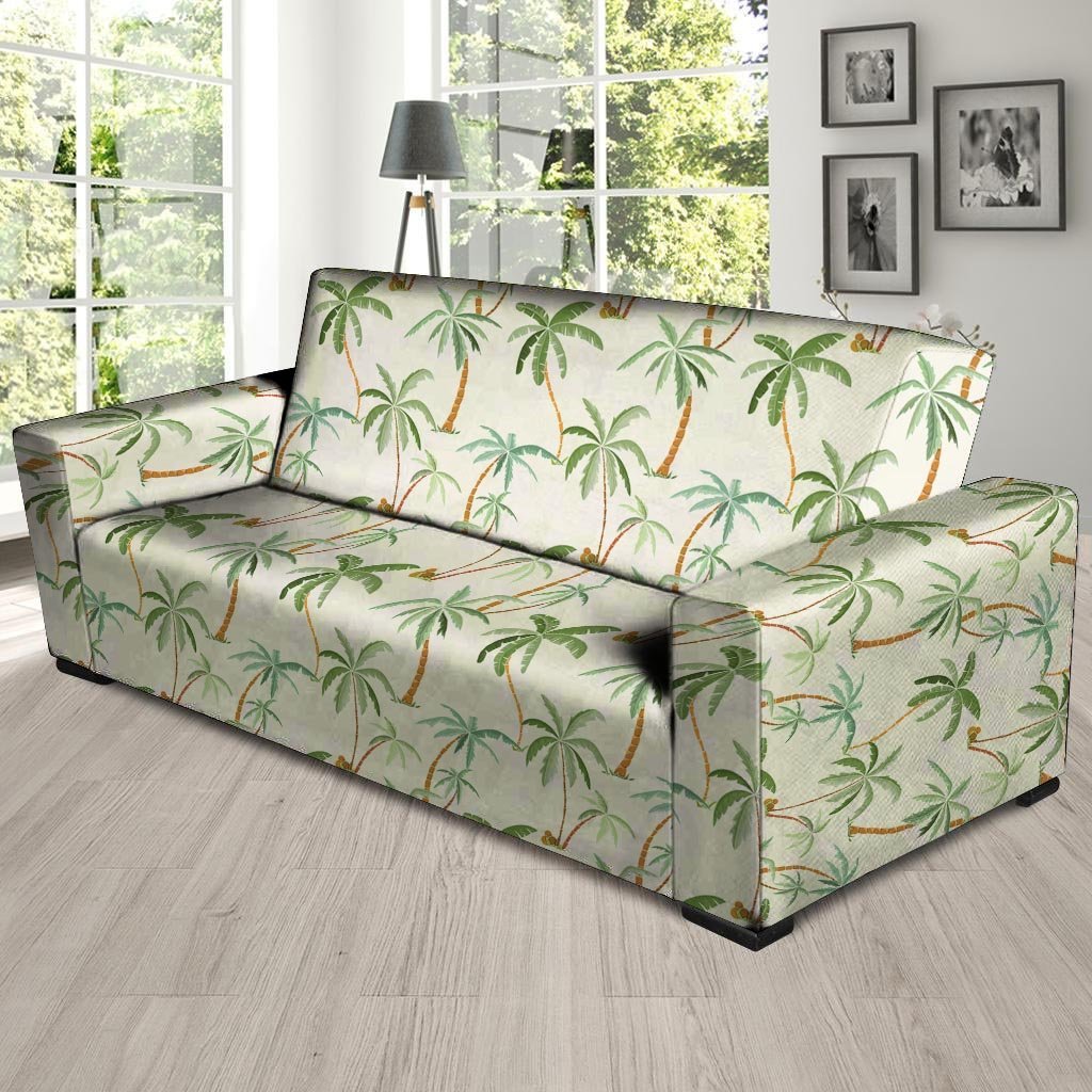 Tropical Palm Tree Hawaiian Print Sofa Cover-grizzshop