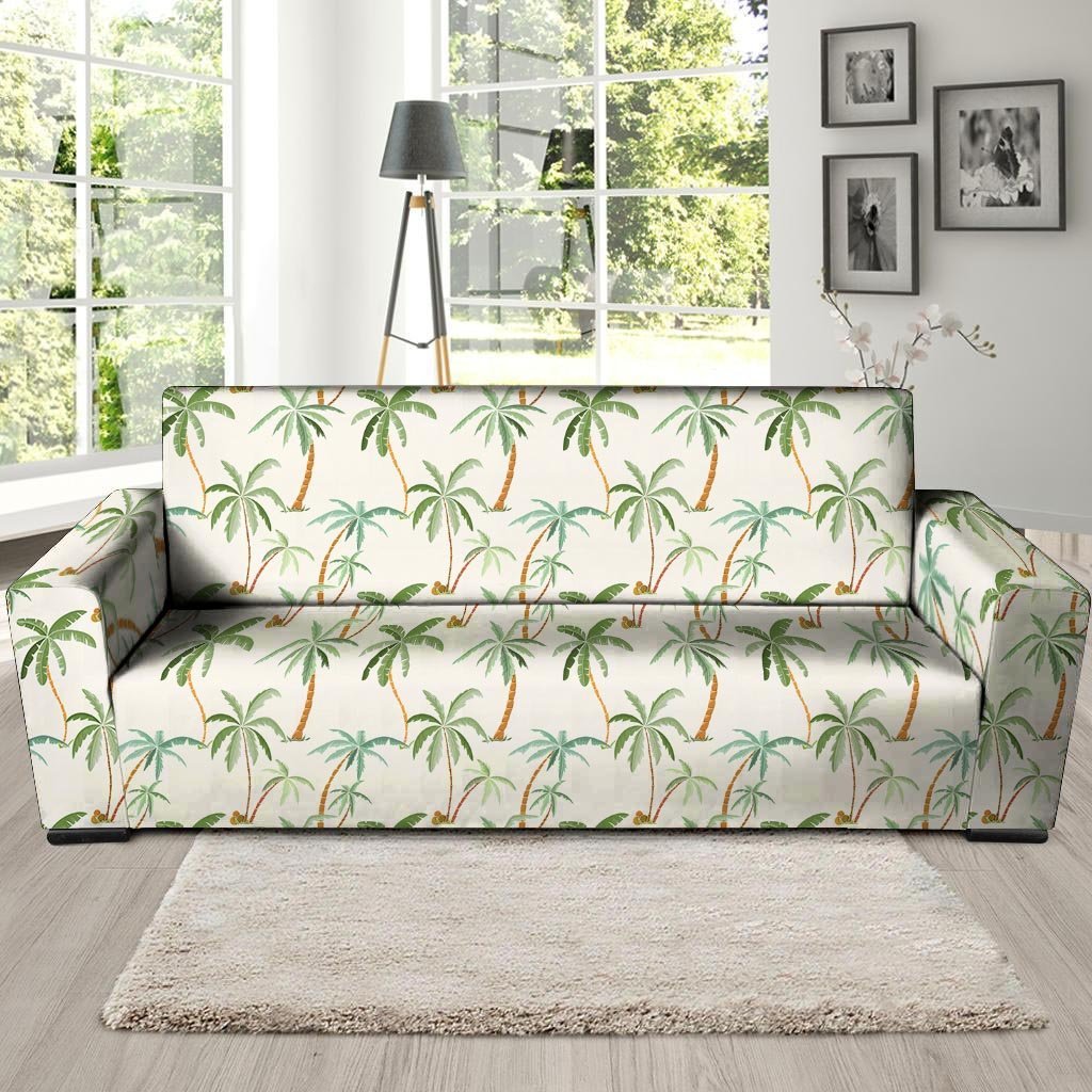 Tropical Palm Tree Hawaiian Print Sofa Cover-grizzshop