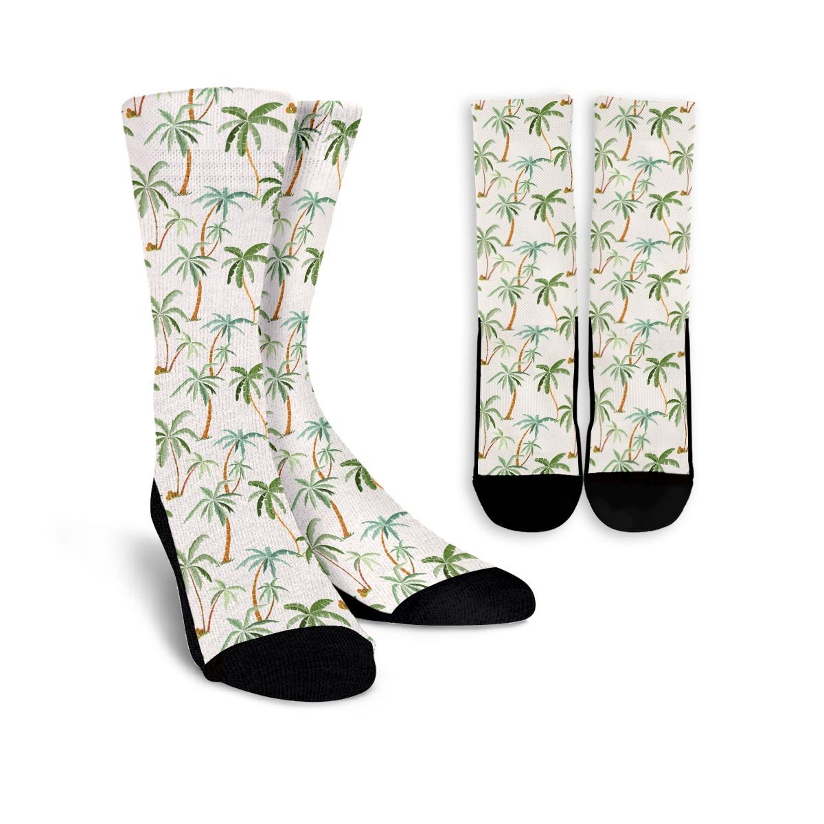 Tropical Palm Tree Hawaiian Print Unisex Socks-grizzshop