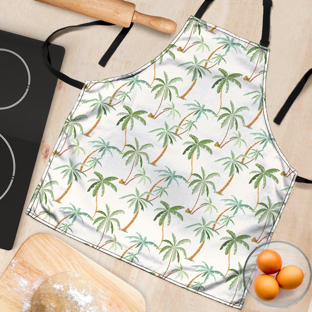 Tropical Palm Tree Hawaiian Print Women's Apron-grizzshop