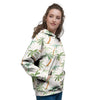 Tropical Palm Tree Hawaiian Print Women's Hoodie-grizzshop