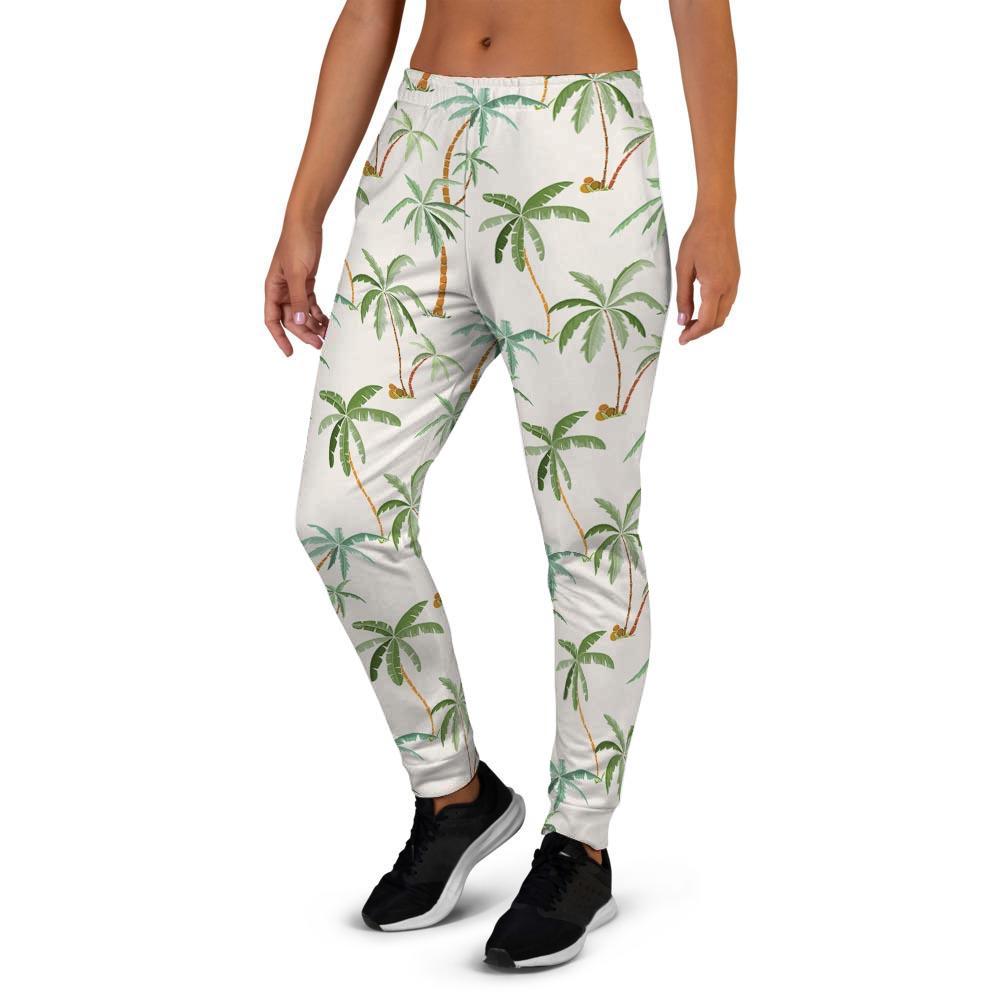 Tropical Palm Tree Hawaiian Print Women's Joggers-grizzshop