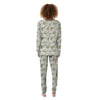 Tropical Palm Tree Hawaiian Print Women's Pajamas-grizzshop