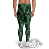 Tropical Palm Tree Print Pattern Men's Leggings-grizzshop