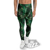 Tropical Palm Tree Print Pattern Men's Leggings-grizzshop