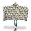 Tropical Pineapple Buddha Elephant Print Hooded Blanket-grizzshop