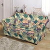 Tropical Pineapple Buddha Elephant Print Loveseat Cover-grizzshop