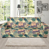 Tropical Pineapple Buddha Elephant Print Sofa Covers-grizzshop