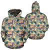 Tropical Pineapple Buddha Elephant Print Women Men Pullover Hoodie-grizzshop