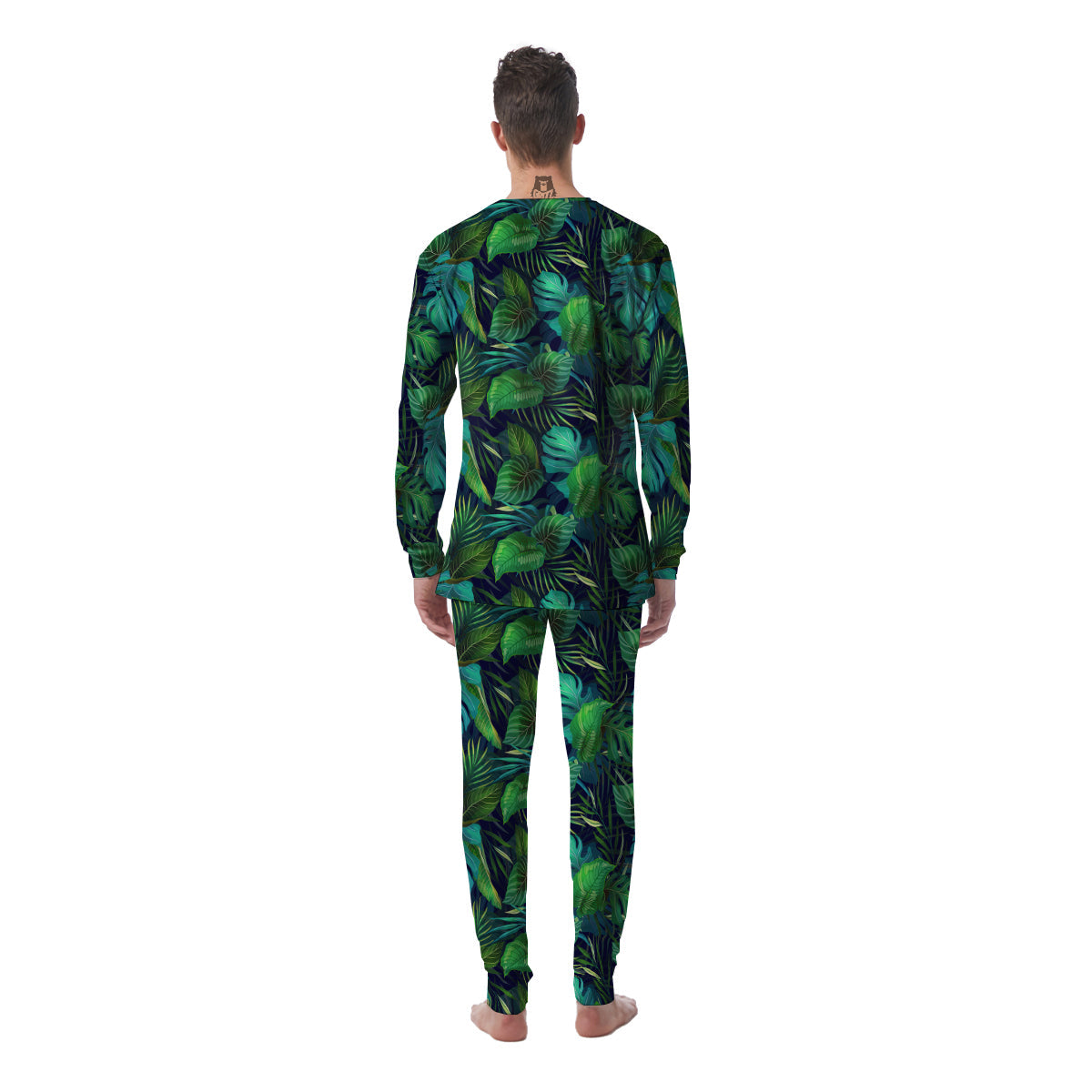 Tropical Plants Hawaiian Print Pattern Men's Pajamas-grizzshop