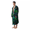 Tropical Plants Hawaiian Print Pattern Men's Robe-grizzshop