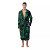 Tropical Plants Hawaiian Print Pattern Men's Robe-grizzshop