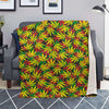 Tropical Reggae Leaf Blanket-grizzshop