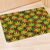 Tropical Reggae Leaf Door Mat-grizzshop