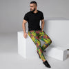 Tropical Reggae Leaf Men's Joggers-grizzshop