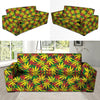 Tropical Reggae Leaf Sofa Cover-grizzshop