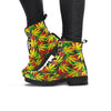 Tropical Reggae Leaf Women's Boots-grizzshop