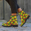 Tropical Reggae Leaf Women's Boots-grizzshop