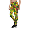 Tropical Reggae Leaf Women's Leggings-grizzshop