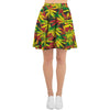 Tropical Reggae Leaf Women's Skirt-grizzshop