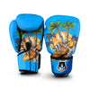 Tropical Skull Hand Print Boxing Gloves-grizzshop