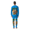 Tropical Skull Hand Print Men's Pajamas-grizzshop