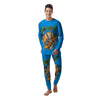 Tropical Skull Hand Print Men's Pajamas-grizzshop