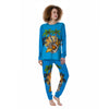 Tropical Skull Hand Print Women's Pajamas-grizzshop