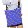 Trumpet Blue Pattern Print Crossbody bags-grizzshop