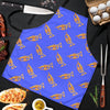 Trumpet Blue Pattern Print Men's Apron-grizzshop