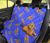 Trumpet Blue Pattern Print Pet Car Seat Cover-grizzshop