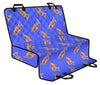 Trumpet Blue Pattern Print Pet Car Seat Cover-grizzshop