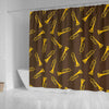Trumpet Pattern Print Bathroom Shower Curtain-grizzshop