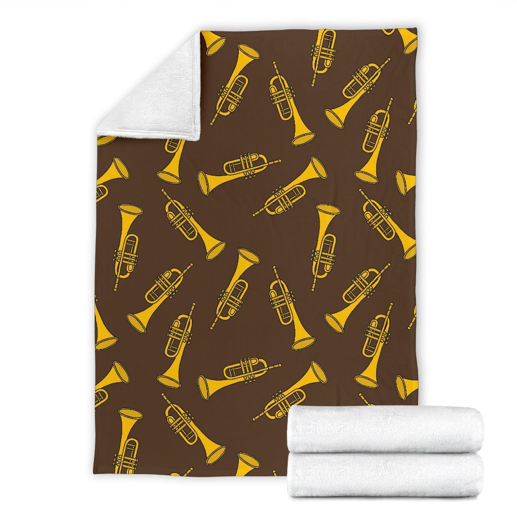 Trumpet Pattern Print Blanket-grizzshop