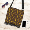 Trumpet Pattern Print Crossbody bags-grizzshop