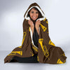 Trumpet Pattern Print Hooded Blanket-grizzshop