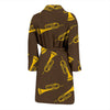 Trumpet Pattern Print Men Long Robe-grizzshop