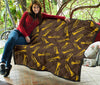 Trumpet Pattern Print Quilt-grizzshop