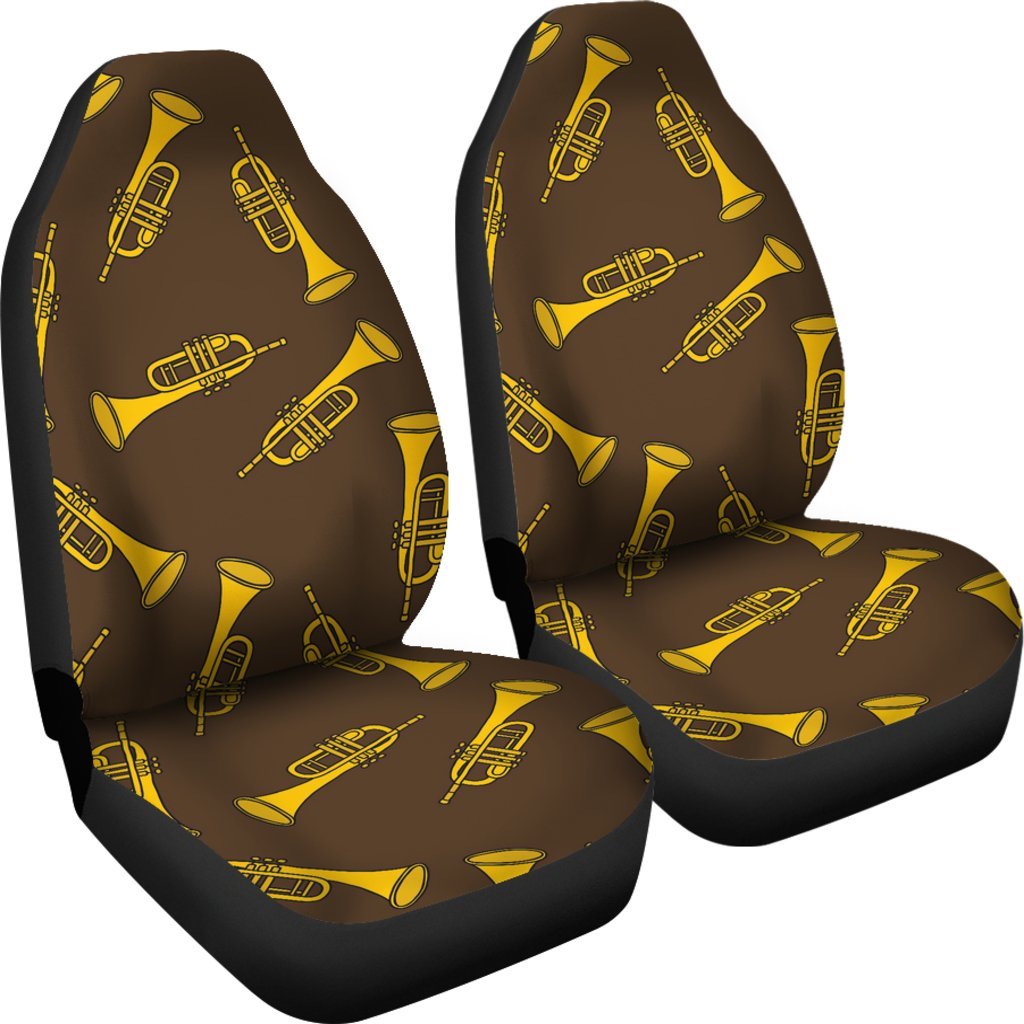 Trumpet Pattern Print Universal Fit Car Seat Covers-grizzshop