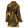 Trumpet Pattern Print Women Long Robe-grizzshop