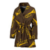 Trumpet Pattern Print Women Long Robe-grizzshop