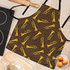 Trumpet Pattern Print Women's Apron-grizzshop