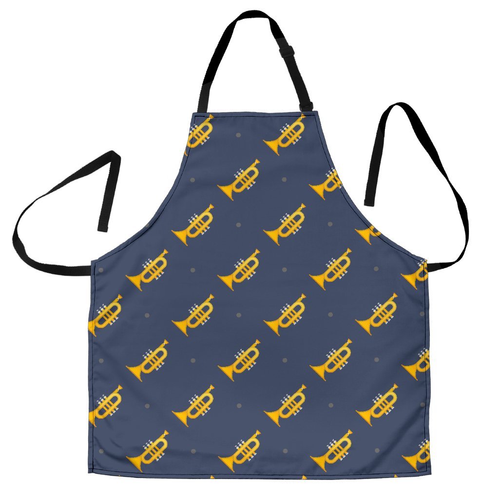 Trumpet Print Pattern Men's Apron-grizzshop