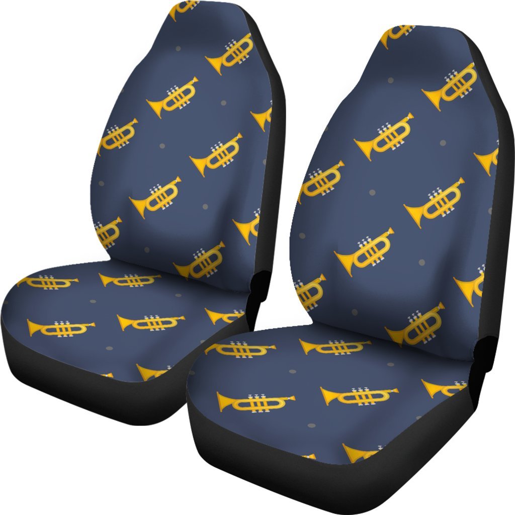 Trumpet Print Pattern Universal Fit Car Seat Covers-grizzshop