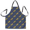 Trumpet Print Pattern Women's Apron-grizzshop