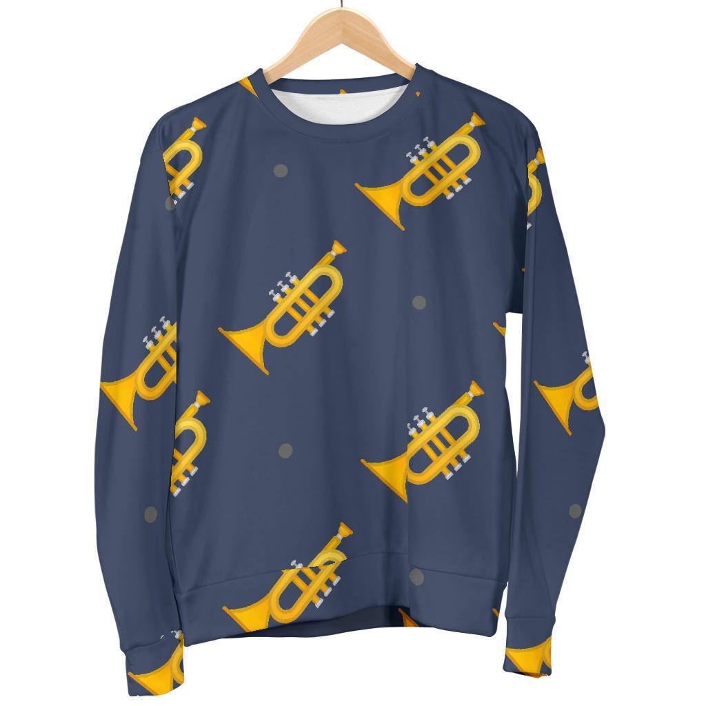 Trumpet Print Pattern Women's Sweatshirt-grizzshop