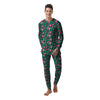 Tulip Pink Print Pattern Men's Pajamas-grizzshop